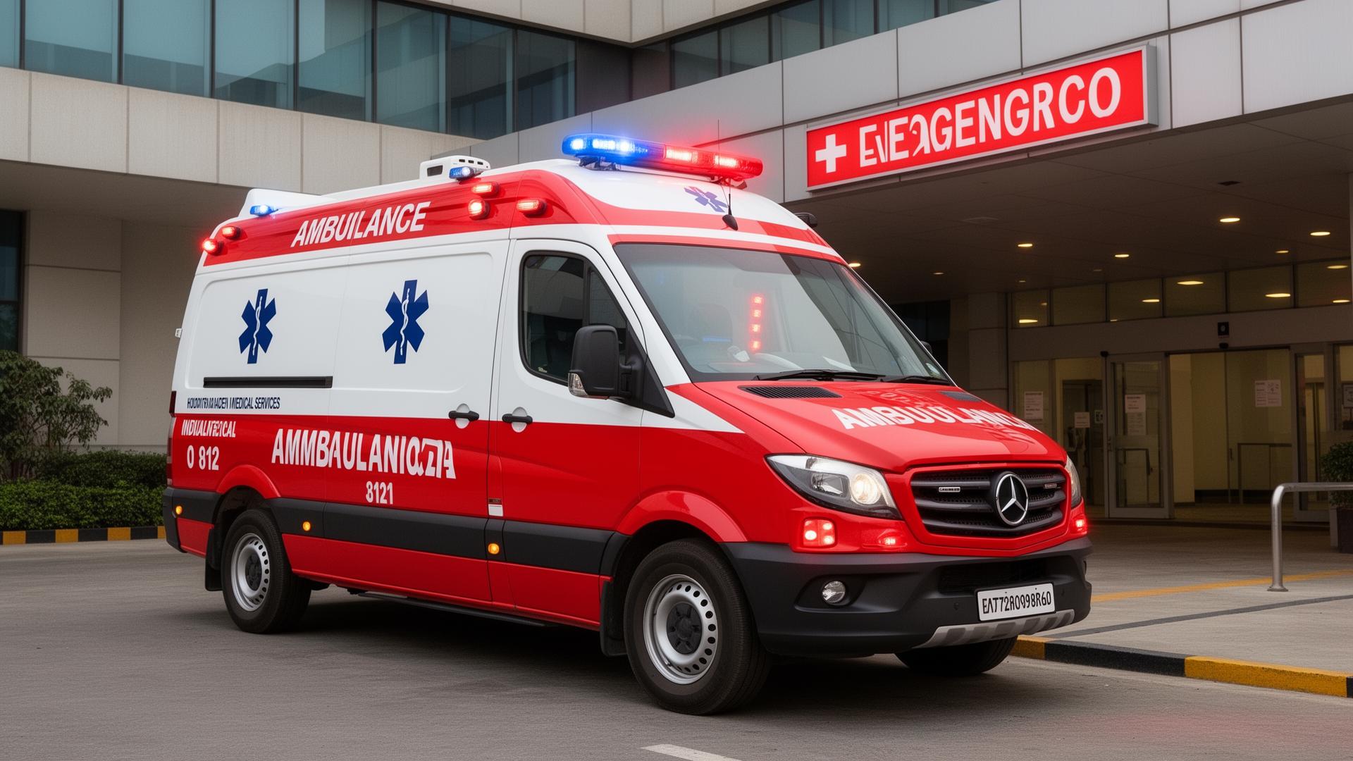 Lucknow Ambulance Service Emergency Vehicle